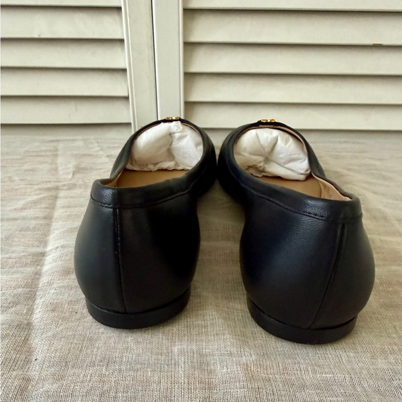 NEW Chloé Black Leather Ballet Flats - Picture 3 of 11
